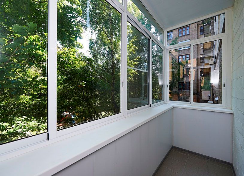 Установка алюминиевых окон Provedal