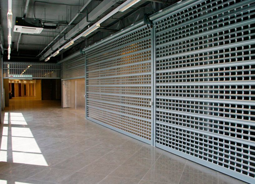 Установка роллетных решеток