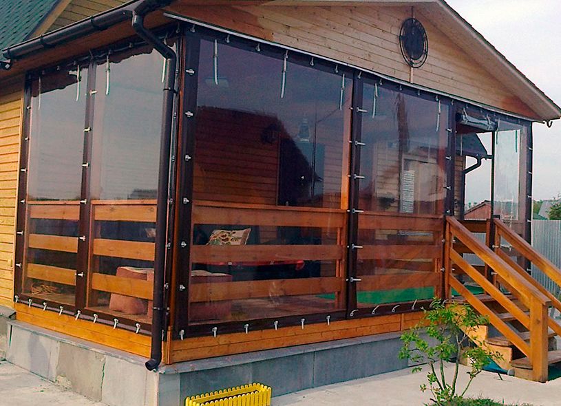 Установка мягких окон