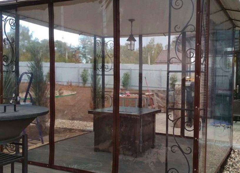 Установка мягких окон