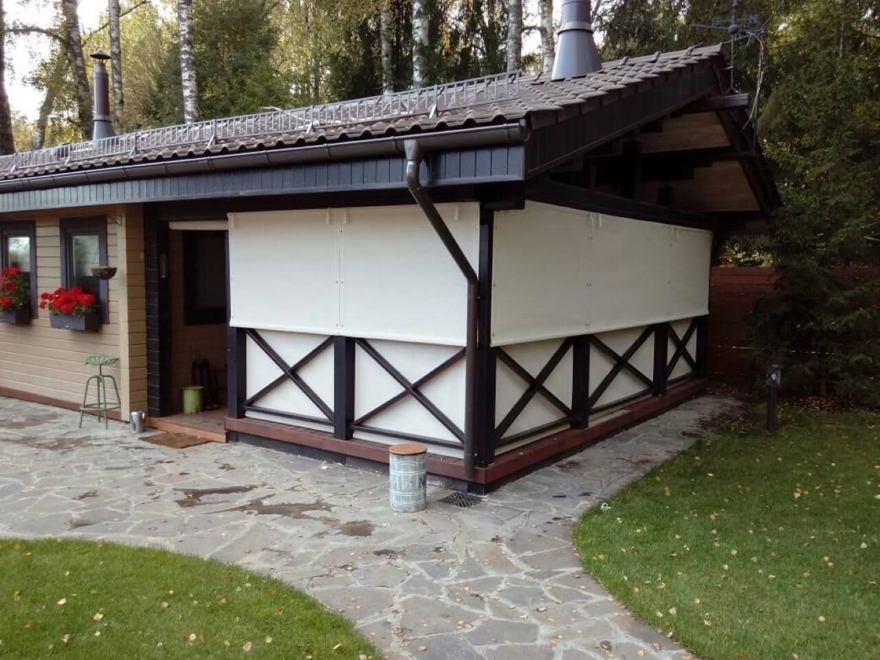 Установка мягких окон