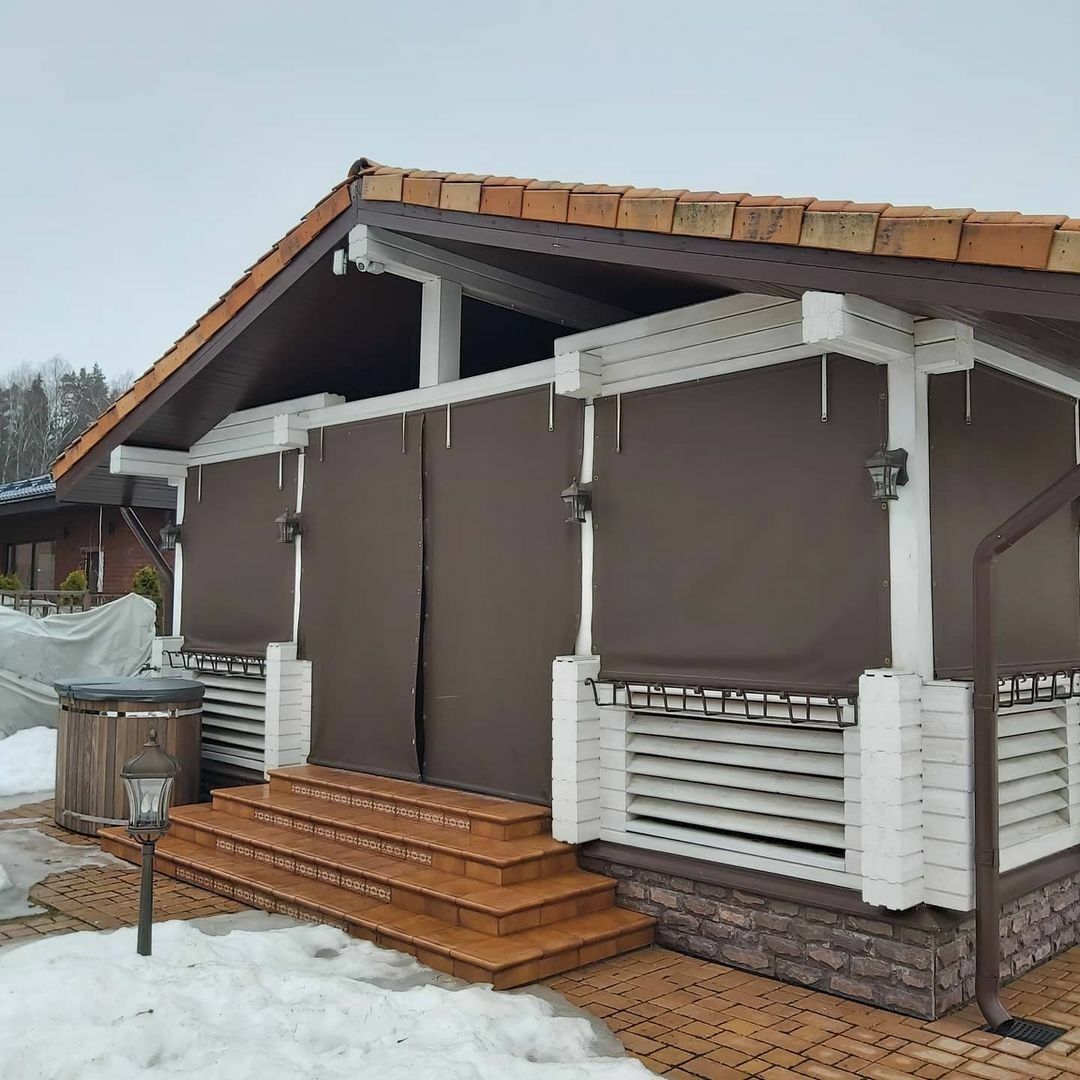 Установка мягких окон